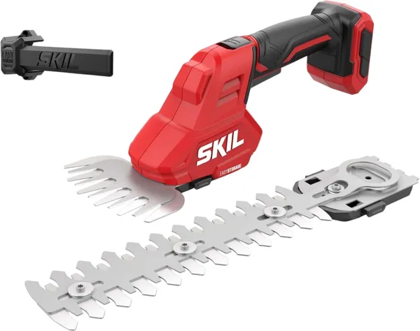 Ножиці для трави акумуляторні SKIL 0630 CA 20В акб 1х2.5А·год + насадка кущоріз 20см крок різу 8мм 1кг купити в Україні