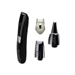 Тример Remington Pilot all in one kit, для бороди, вусів, носа та тіла, ААх2, насадок-4, сталь, чорний фото