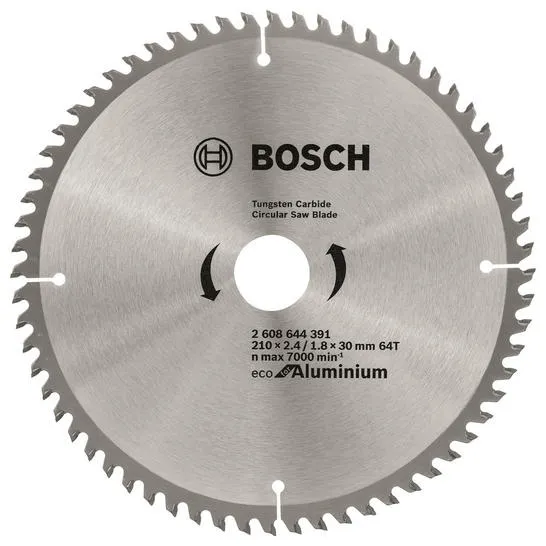Диск пильный Bosch Eco for Aluminium 210x2.4x30-64T
