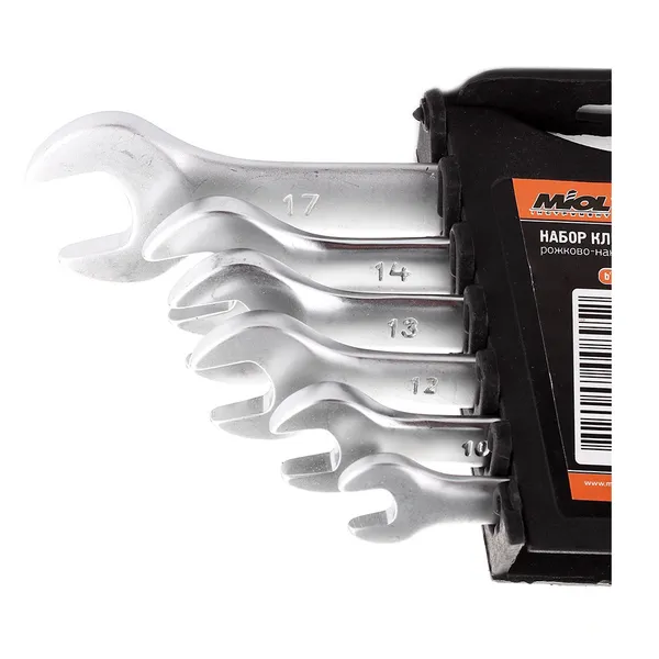 Набор ключей рожково-накидных 6 ед. MIOL 51-700 цена в Украине