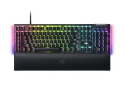 Клавиатура механическая Razer BlackWidow V4, 114key, Yellow Switch, USB-A, EN/RU, RGB, чёрный фото