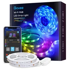 Лента светодиодная умная Govee H611 LED Strip Lights, 10м, RGB, WI-FI/Bluetooth, Белый фото