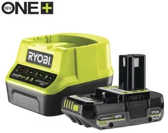 Набір акумулятора та зарядного пристрою Ryobi ONE+ RC18120-120C 18В 1х2А·год ЗП 2А фото