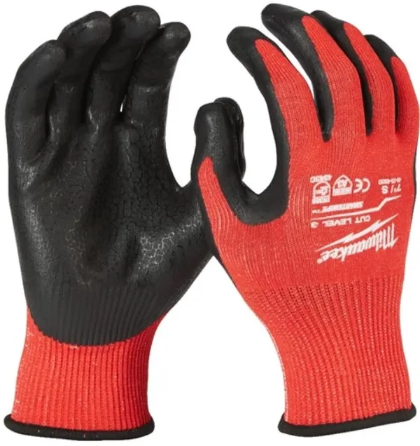 Рукавиці робочі MILWAUKEE з опором порізам 3 рівня, 10/XL