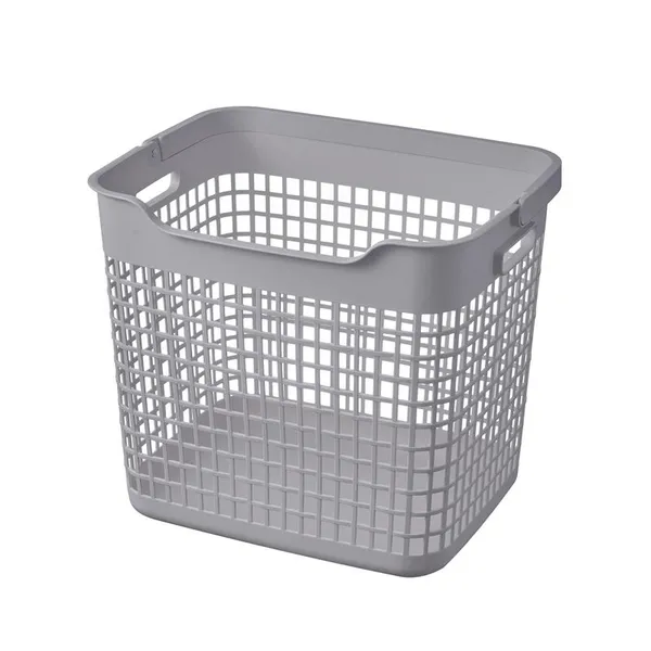Корзина для белья ARDESTO 38x29.5x33см, 26л, пластик PP, серый
