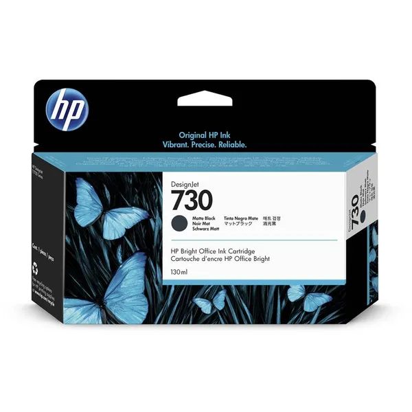 Картридж HP 730 DesignJet T1600/T1700/T2600 Matte Black 130ml