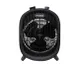 Тепловентилятор HYUNDAI HFH2000FX, 20м2, 2000Вт, мех. упр-ння, спіральний нагрів. елемент, чорний