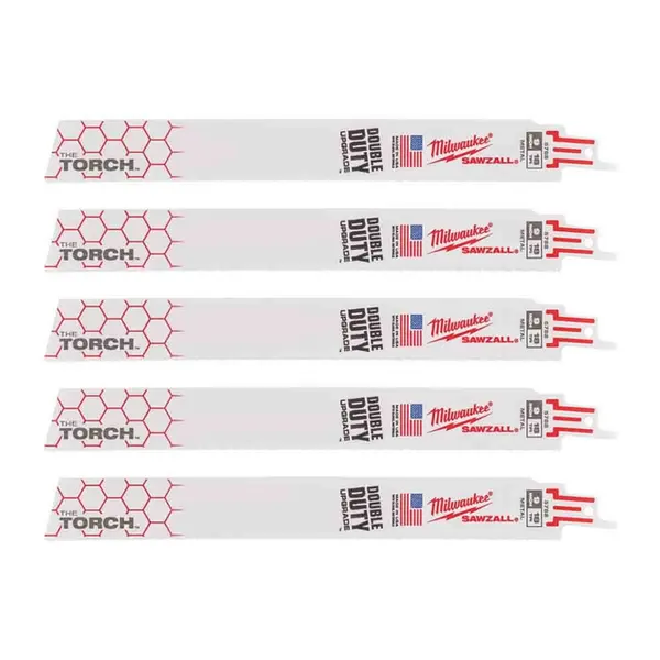 Полотно для шабельних пил TORCH MILWAUKEE, 230х1,4мм, (5шт), (метал)