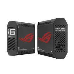 Система WiFi-Mesh ASUS ROG Rapture GT6 AX10000, 3xGE LAN, 1x2.5GE WAN, 1xUSB 3.2, 2мод, чорний фото