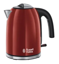 Электрочайник Russell Hobbs Colours Plus 1.7л, металл, красно-черный фото