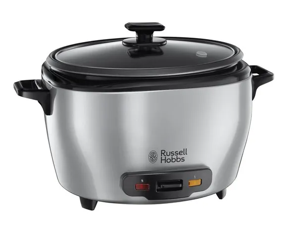 Рисоварка Russell Hobbs MaxiCook, 1000Вт, чаша-5л, електронне керув., нерж. сталь, чорний