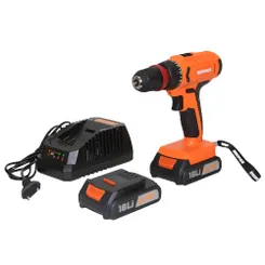 Шуруповерт аккумуляторный 18 В, 2 А/ч съемный патрон Rebiner RAD-18LiSL DFR фото