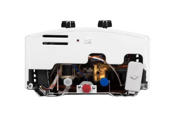 Купить Газовая колонка Ardesto X2, 10 л/мин., 20 кВт, розжиг от батареек, дисплей, белый со скидкой