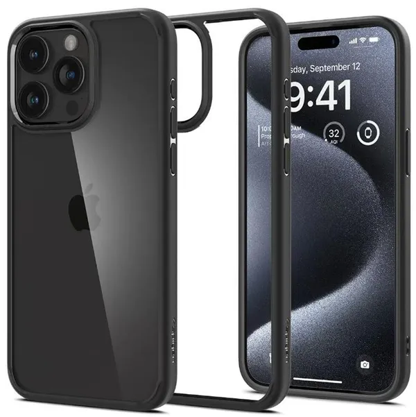 Чохол Spigen для iPhone 15 Pro, Ultra Hybrid, Matte Black