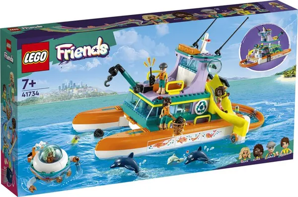 Конструктор LEGO Friends Човен морської рятувальної бригади