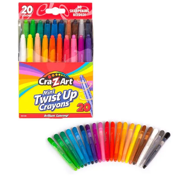 Цветные карандаши Cra-Z-Art Mini Twist Up, 20шт