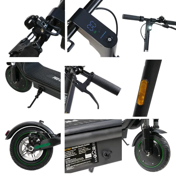 Электрический самокат 350 Вт, до 25 км/ч, до 120 кг Procraft DS350S с доставкой