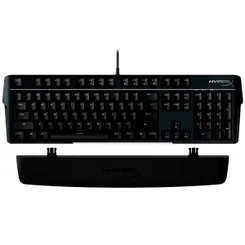 Клавіатура механічна HyperX Alloy MKW100 104key, TTC Red, USB-A, EN/UA, RGB, чорний фото