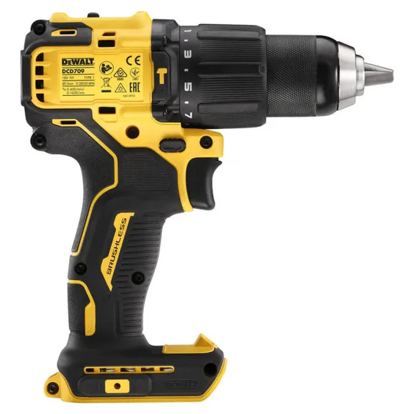 Купить Дрель-шуруповерт ударная DeWalt бесщеточная XR Li-Ion 18В 65Нм 450-1650об/мин патрон 13мм 1.2кг без АКБ и ЗП
