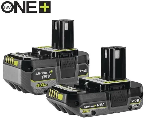 Набор аккумуляторов Ryobi ONE+ RB18242X 18В 1х2А·ч 1х4А·ч