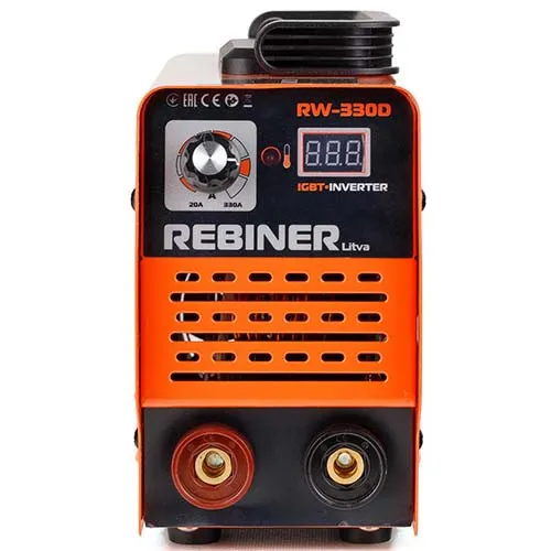 Сварочный апарат инвертор в кейсе Rebiner RW-330DK цена в Украине