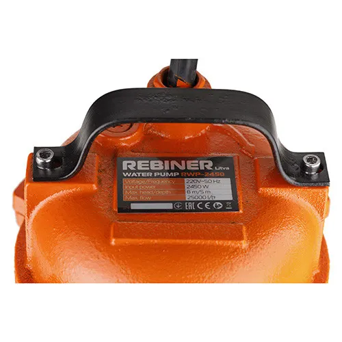 Фекальный насос 15 куб.м/ч, 550 Вт Rebiner RWP-2450 (для грязной воды) отзывы