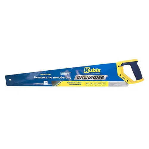 Ножовка по пенобетону 770 мм с твердосплавными напайками  Kubis 02-01-7700 тефлоновое покрытие купить в Украине