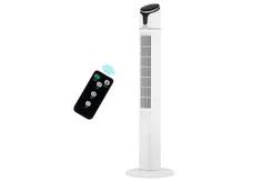 Вентилятор ARDESTO колонный, 110см, 50Вт, пульт ДУ, дисплей, черно-белый фото