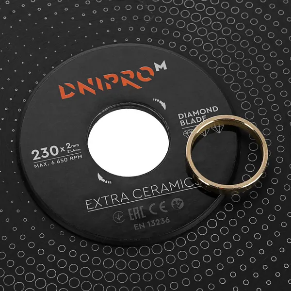 Алмазний диск Dnipro-M 230 25.4 Extra-Ceramics фото №5