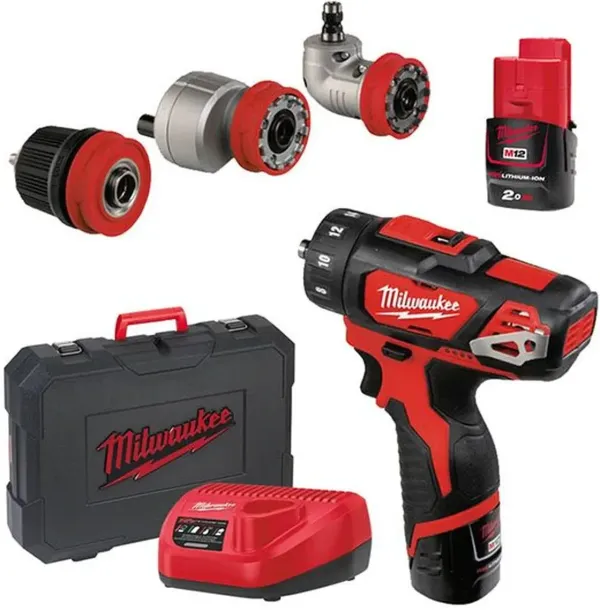 Шурупокрут-дриль Milwaukee M12 BDDXKIT-202C (АКБ+ЗП)