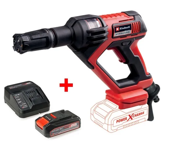 Мийка акумуляторна Einhell HYPRESSO 18/24-1 Li - Solo PXC 18В до 24бар 240л/хв самовсмоктування 2.1кг без АКБ та ЗП з доставкою