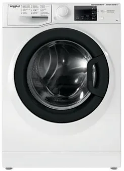 Стиральная машина Whirlpool фронтальная, 7кг, 1200, A+++, 43.5см, дисплей, пар, инвертор, люк черный, белый фото