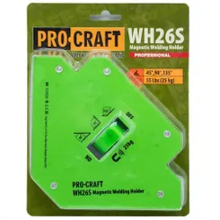 Магнитный держатель для сварки (25 кг) с переключателем Procraft WH26S (магнитный угольник) фото