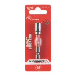 Торцева головка 1/4 дюйма, шестигранна, 5.5 мм Shockwave, ударостійка Milwaukee 4932492434 фото