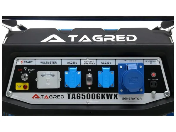 Бензиновий генератор TAGRED TA6500GKWX, 6/6.5 кВт