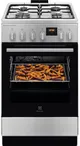 Плита Electrolux комбінована, 58л, 50x60см, дисплей, конвекція, пара, нерж