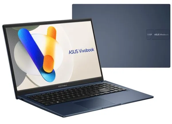 Ноутбук ASUS Vivobook 15 X1504VA-BQ1771 15.6" FHD IPS, Intel i5-1334U, 16GB, F512GB, UMA, NoOS, Голубой