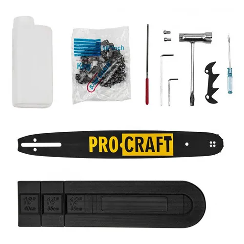 Бензопила 4.1 кВт, шина 40 см Procraft GS-52T з доставкою