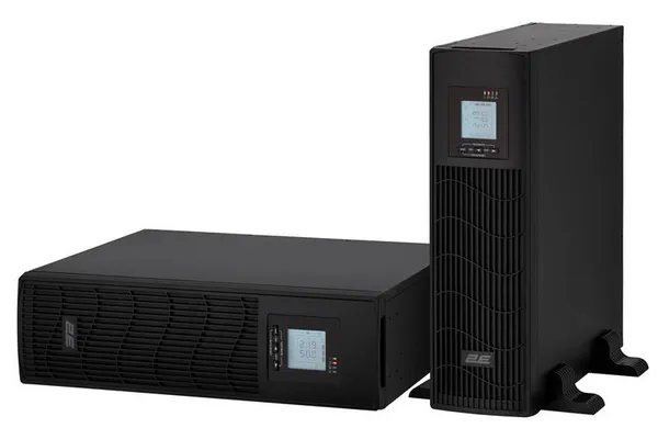 ИБП 2E PS2000RT, 2000VA/1800W, RT3U, LCD, USB, 3xC13, 3xSchuko