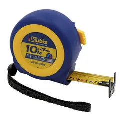 Рулетка измерительная 10м×25мм двухсторонняя с магнитным наконечником автостоп Kubis 05-01-3125 фото