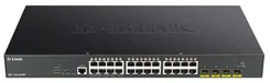 Коммутатор D-Link DGS-1250-28XMP 24xGE PoE, 4xSFP+, 370W, WebSmart фото