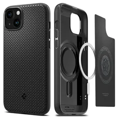 Чохол Spigen для iPhone 15 Plus, Mag Armor MagFit, Matte Black фото