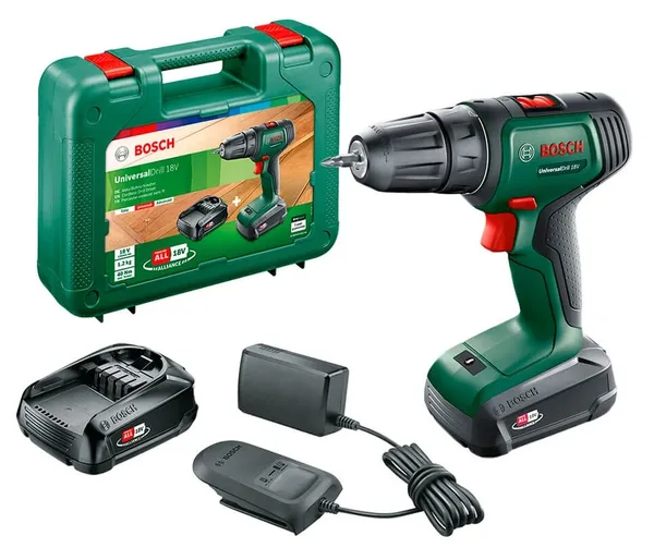 Акумуляторна дриль-шуруповерт Bosch UniversalDrill 18V (АКБ+ЗП)