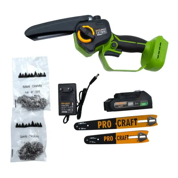 Бесщеточная аккумуляторная мини пила цепная Procraft PKA45 (1 АКБ)