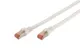 Патч-корд DIGITUS CAT 6 S-FTP, 0.5м, AWG 27/7, LSZH, білий