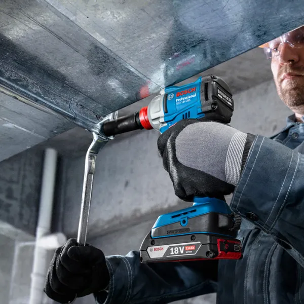 Гайковерт ударный аккумуляторный Bosch GDX 18V-285 + L-BOXX 18В 2800об·мин 285Нм 1.1кг без АКБ и ЗП купить в Украине