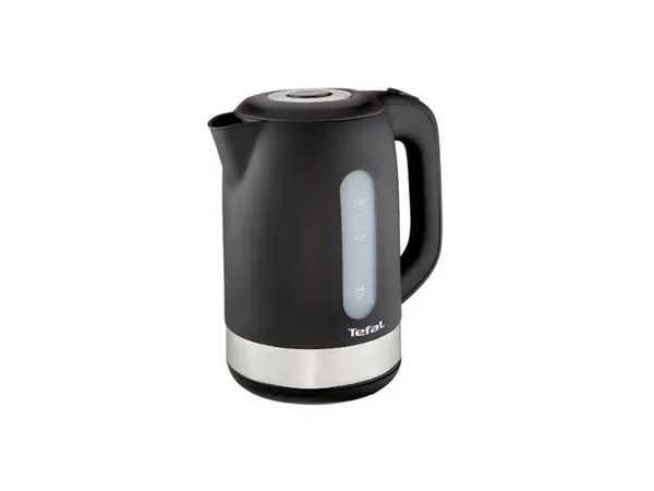 Електрочайник Tefal Snow 1.7л, Strix, пластик, сріблясто-чорний