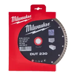 Диск алмазний MILWAUKEE DUT 230, 230мм фото