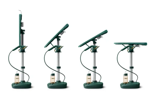 Гладильная система Philips Series 6000, 1800Вт, 1100мл, паровой удар -90гр, постоянный пар - 40гр, верт. Отпаривание+ доска, керам. подошва, темно зеленый заказать