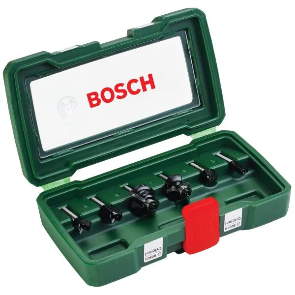 Набор фрез Bosch Expert for Wood 6мм 6шт 0.29кг